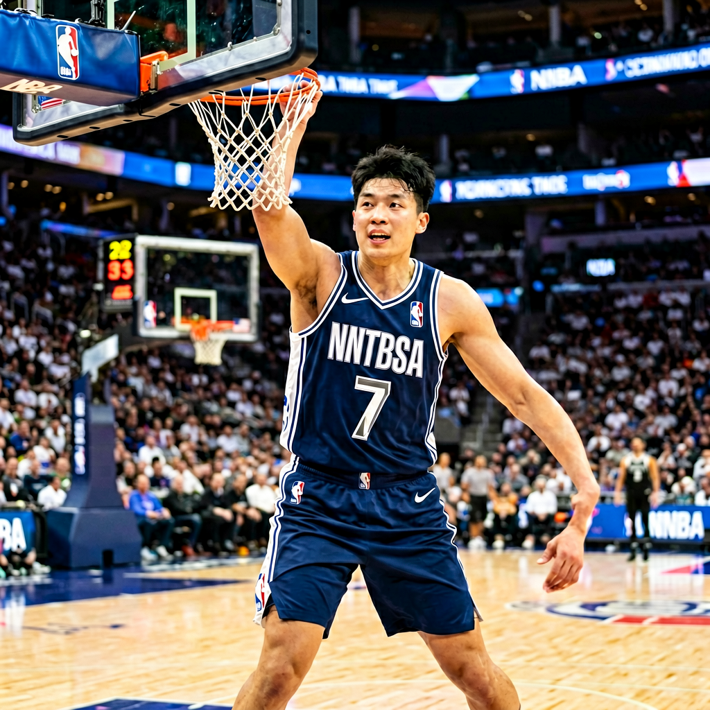 NBA篮球赛场特写，体现壹号体育篮球赛事内容覆盖